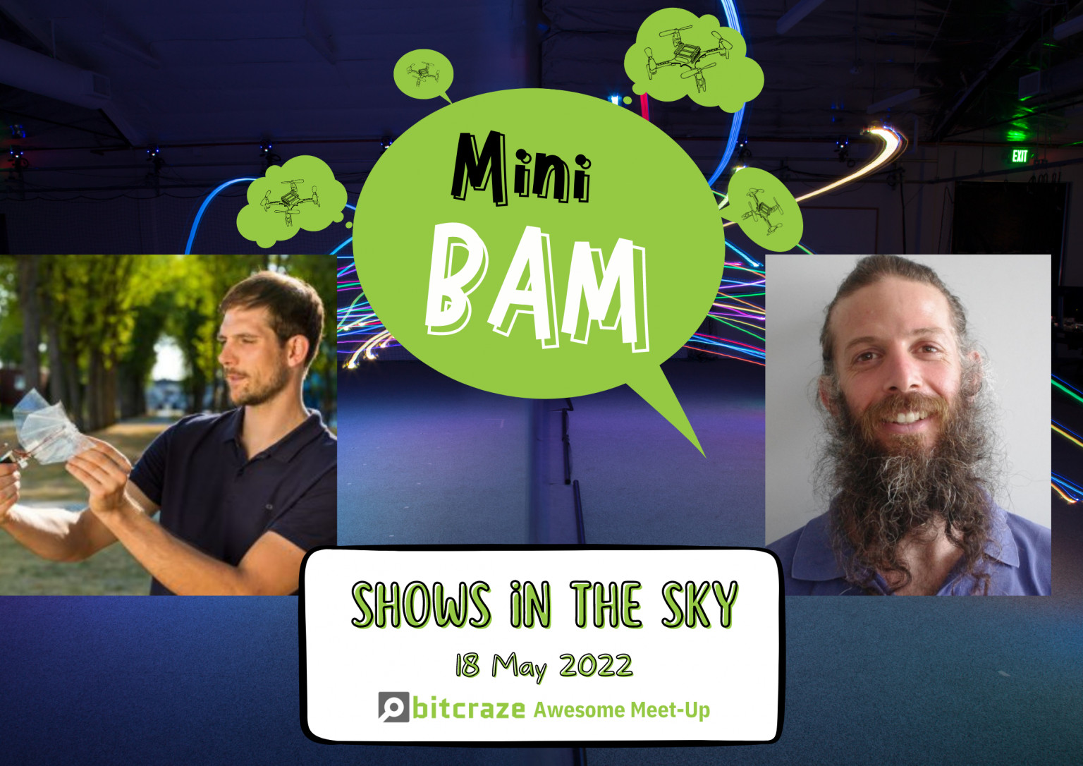 Listen to our talk about Skybrush at the Bitcraze miniBAM
